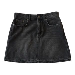 URBAN OUTFITTERS BDG HIGH-RISE BLACK DENIM SKIRT